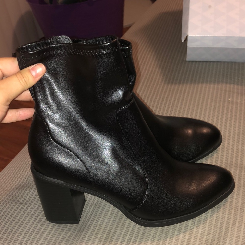 Brash ankle boots.